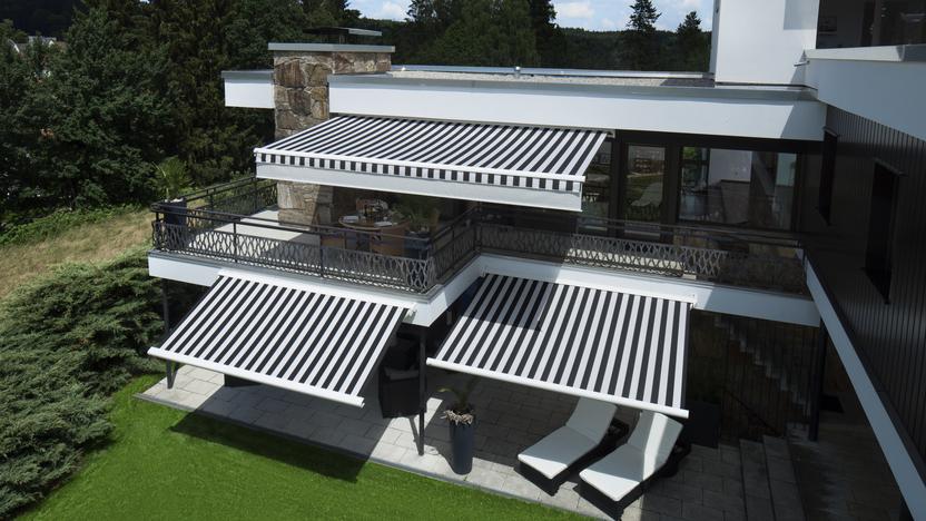 Individueller Sonnenschutz vom Tischler Drei individuelle Sonnenschutz-Lösungen vom Tischler an Haus